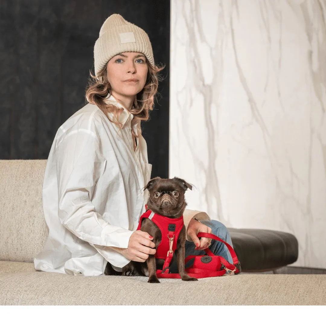 SoHo Dog Walking Set - Iconic Red