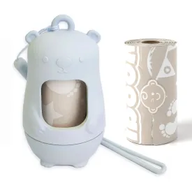 Teddy Bear Disposable Diaper Bag Dispenser | BABY BLUE