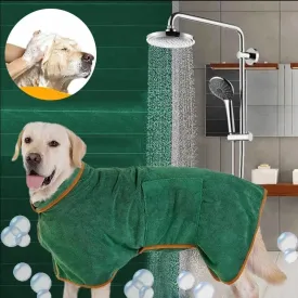 Warm Dog Bathrobe Towel