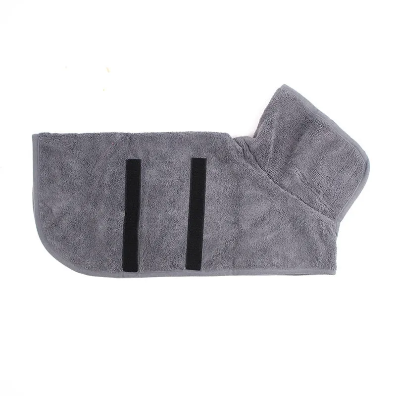 Warm Dog Bathrobe Towel