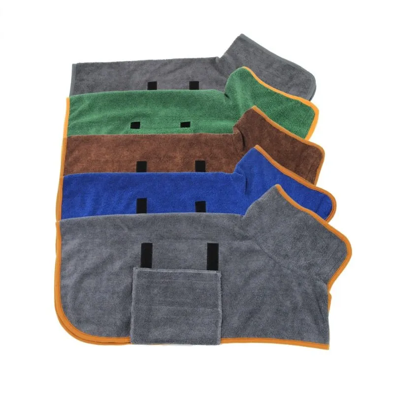 Warm Dog Bathrobe Towel