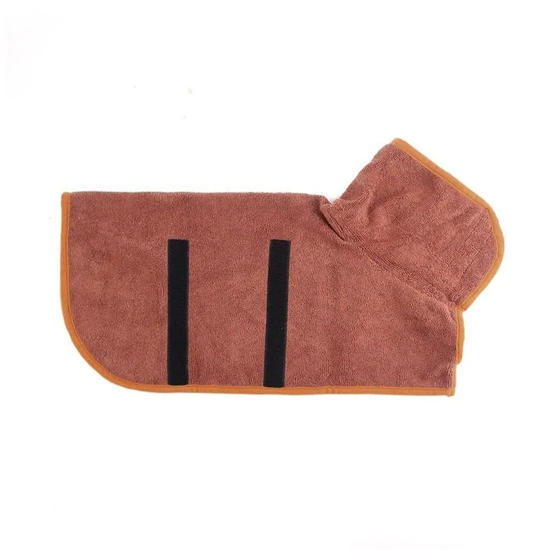 Warm Dog Bathrobe Towel