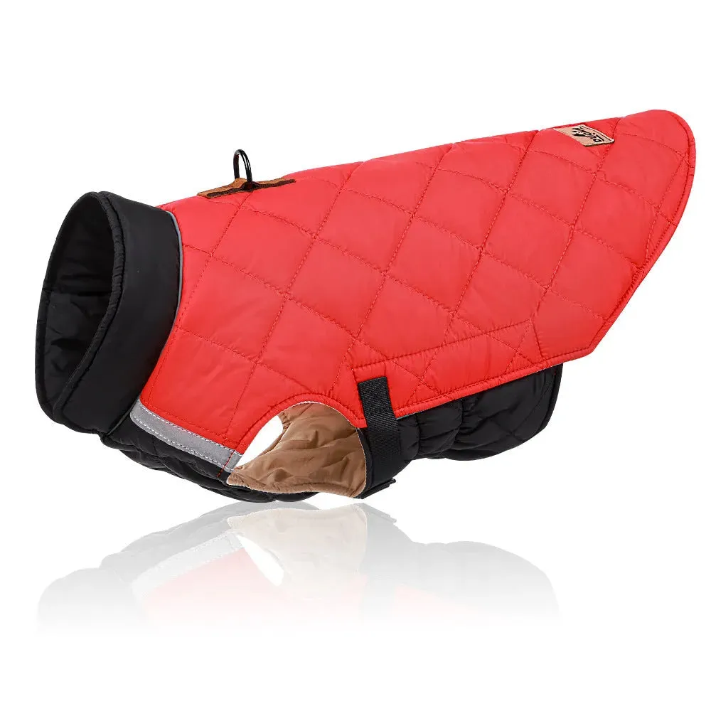 Warm Reflective Dog Cotton Vest – Thickened Casual Coat for Pets