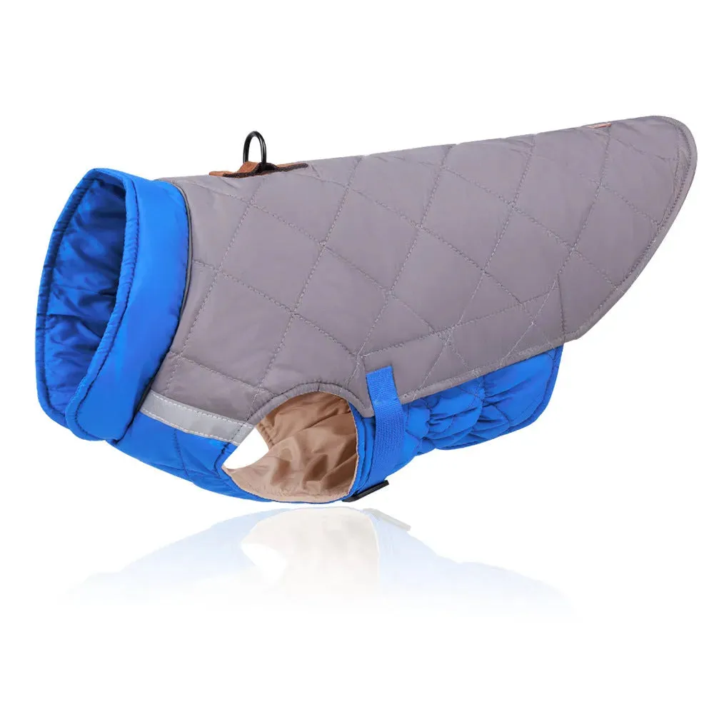 Warm Reflective Dog Cotton Vest – Thickened Casual Coat for Pets